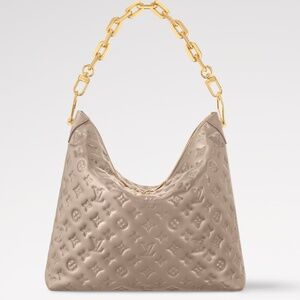 LOUIS VUITTON- Cousin Hobo MM- GALET- Purse